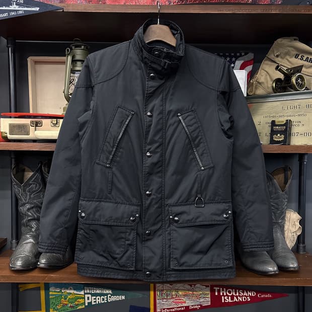 00s 폴로 랄프로렌 웰메이드 나일론쉘 모터사이클 자켓 탈부착퍼 N620