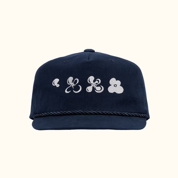 꼬떼 Cotte blossom journey rope cap (네이비)