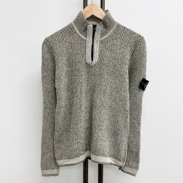 [M]스톤아일랜드 반집업 니트