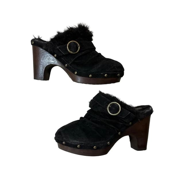 빈티지 Y2k 퍼 트리밍 클로브