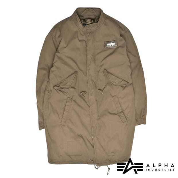알파 인더스트리 M65 피쉬테일 자켓 야상 점퍼 S