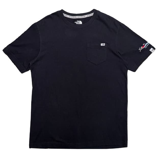 THE NORTH FACE 화이트 라벨 포켓 반팔 티셔츠 블랙 L