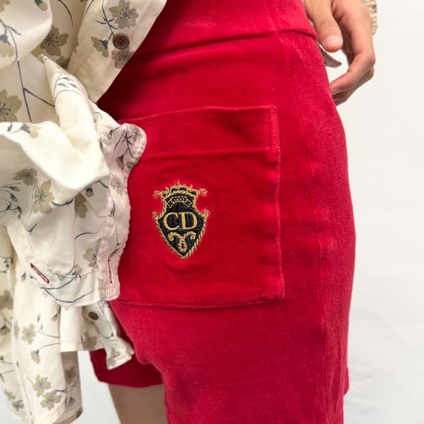 90s terry logo shorts