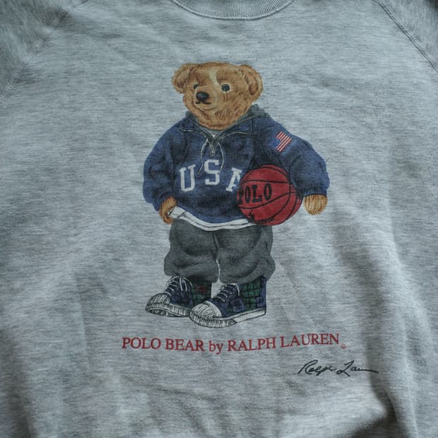 90s 폴로 베어 🐻농구공 맨투맨