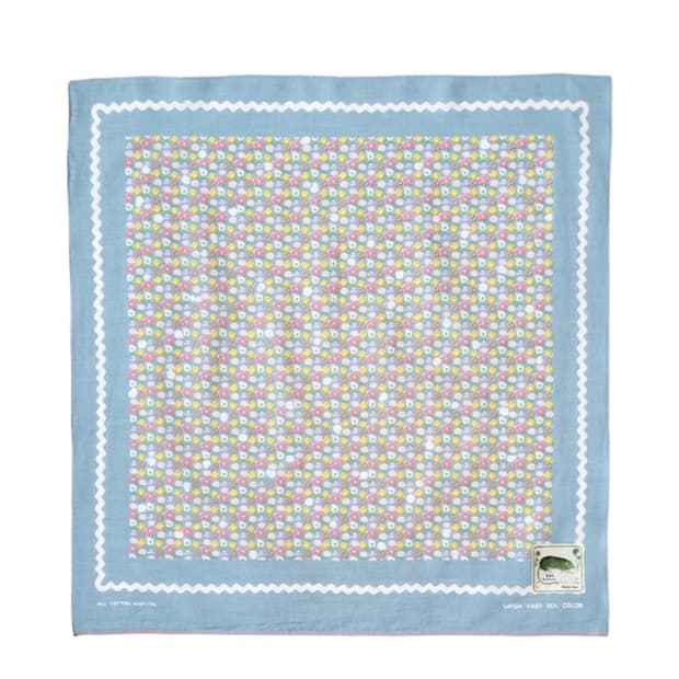 (새상품) 캐피탈 패스트컬러 셀비지 반다나 스컬 앤 플라워 색소폰