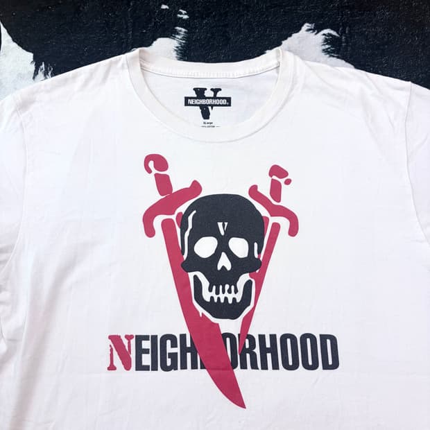 네이버후드 X 브이론 19SS Skull Tee