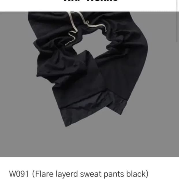 Wap works 플레어 스윗팬츠 삽니다