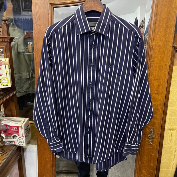 00s GIVENCHY Paisley Jacquard Stripe Shi