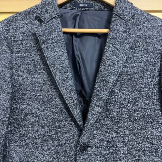 헤지스 남성 보카시그레이 울저지자켓 95