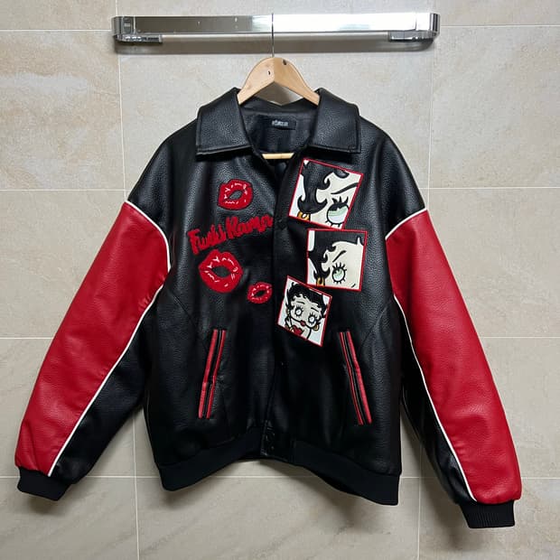 베티붑 바시티 가죽자켓