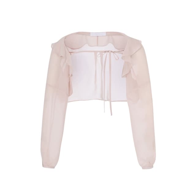 낫유어로즈 쉬폰 볼레로