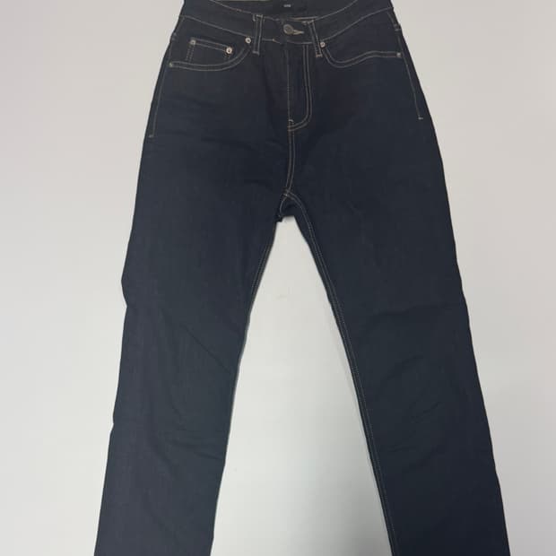 여성 오르 orr 생지 스판 데님팬츠