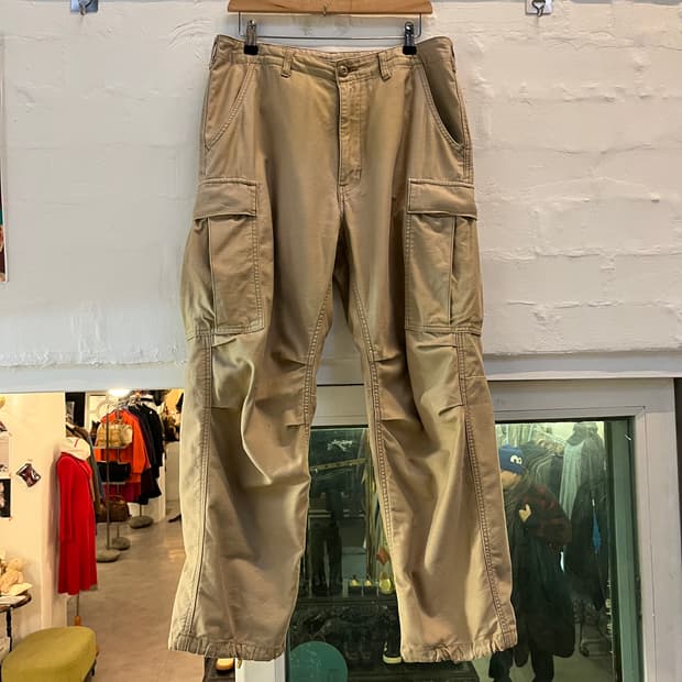 Alpha Industries 베이지 카고팬츠 M