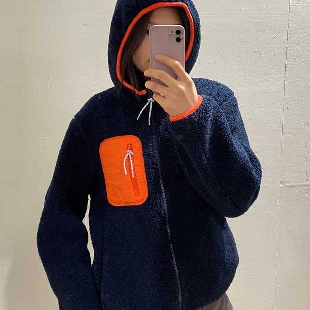 JW앤더슨 x 유니클로 후리스 후드 자켓