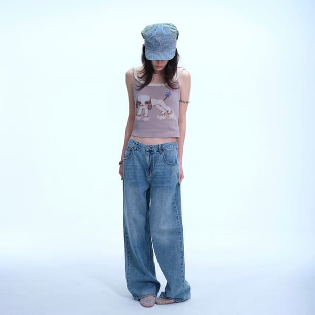 코이세이오 STARDUST DENIM PANTS BLUE