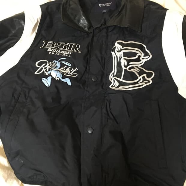 BSRABBIT 비에스레빗 바시티 자켓