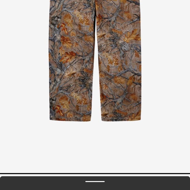 칼하트wip 브랜든 팬츠 리얼 카모 트리 L