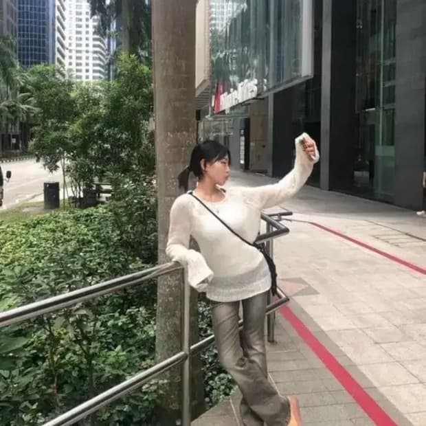 새상품) 애즈온 그리팅 니트 아이보리 