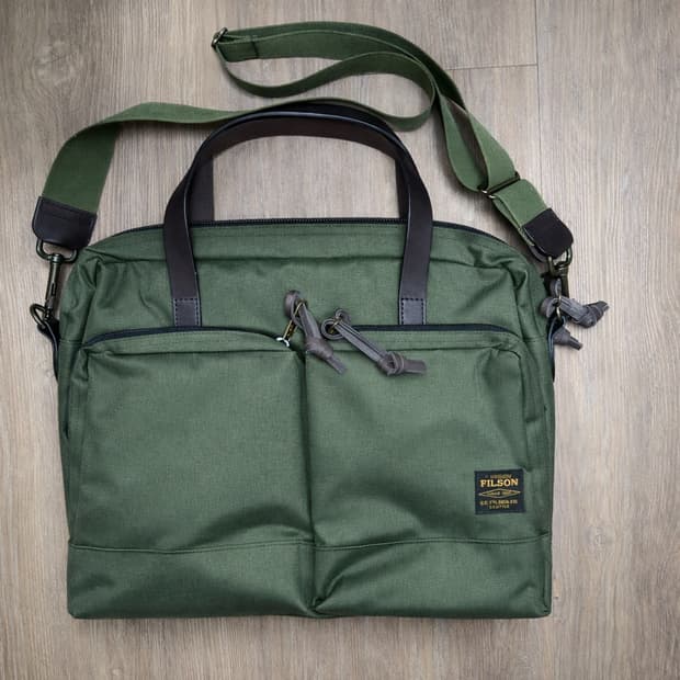 필슨878 드라이든 브리프케이스 오터그린 (신품급)