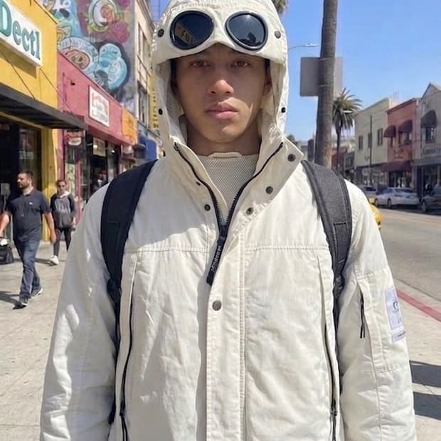 [국내정품] CP컴퍼니 멤리(MEMRI) 고글 자켓 화이트(100)