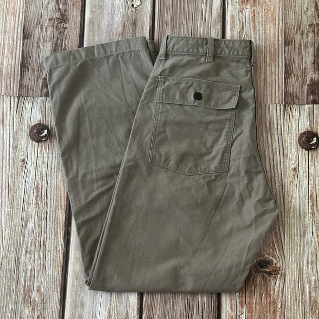 더블웍스 퍼티그 팬츠 베이지 색상 ww24002 32사이즈