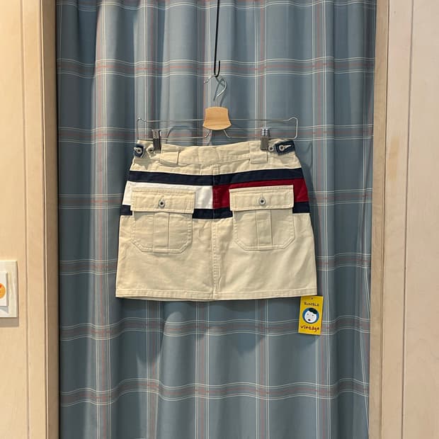 타미힐피거 코튼스커트