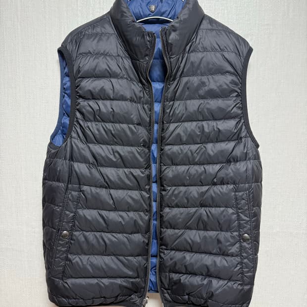 마시모두띠 다운 패딩 베스트 조끼 (양면, 리버시블)