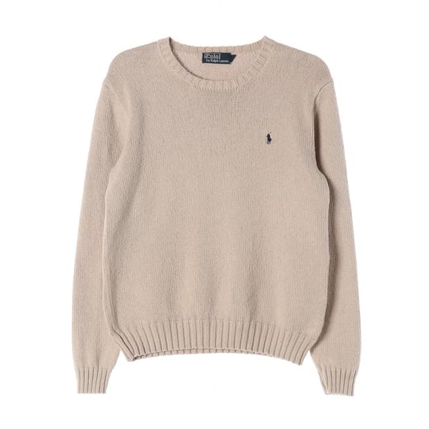 폴로 랄프로렌 시그니처 포니 코튼 니트 M