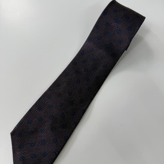 빈티지 실크 넥타이 8.5cm