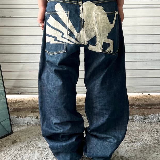 SANTASTIC! 🏏🐒 saru denim pants