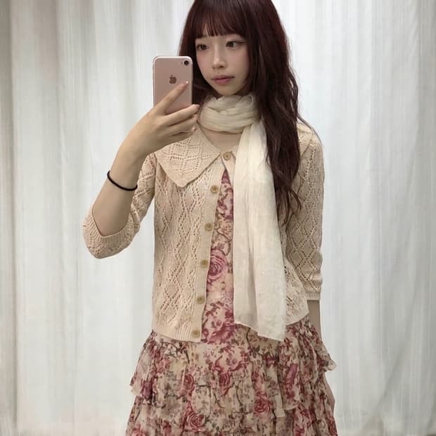 붉은 꽃잎 소녀 코디 set🌷