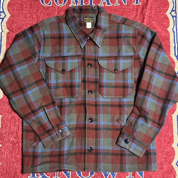 RRL 플래드 울 셔츠 자켓 더블알엘 신상