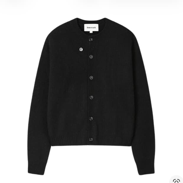 (L) 토니웩 알파카 모헤어 크루넥 가디건