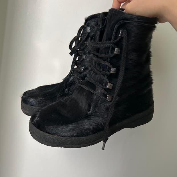 Patons 모카신 털부츠 made in italy