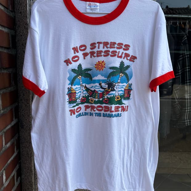 90,00’s No stress 링거티셔츠