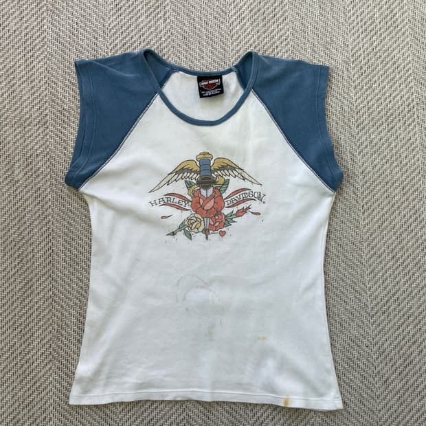 04s 할리데이비슨 재팬 라글란 슬리브리스 