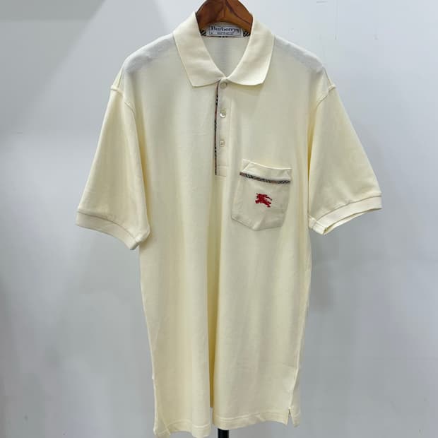 버버리 남성 반팔