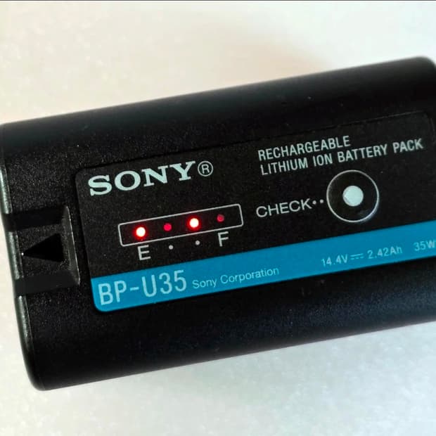 소니(Sony) 캠코더 BP-U35 충전식 리튬 이온 배터리 팩