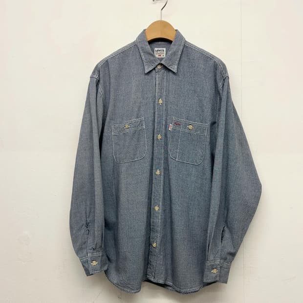 리바이스 오버핏 체크 셔츠