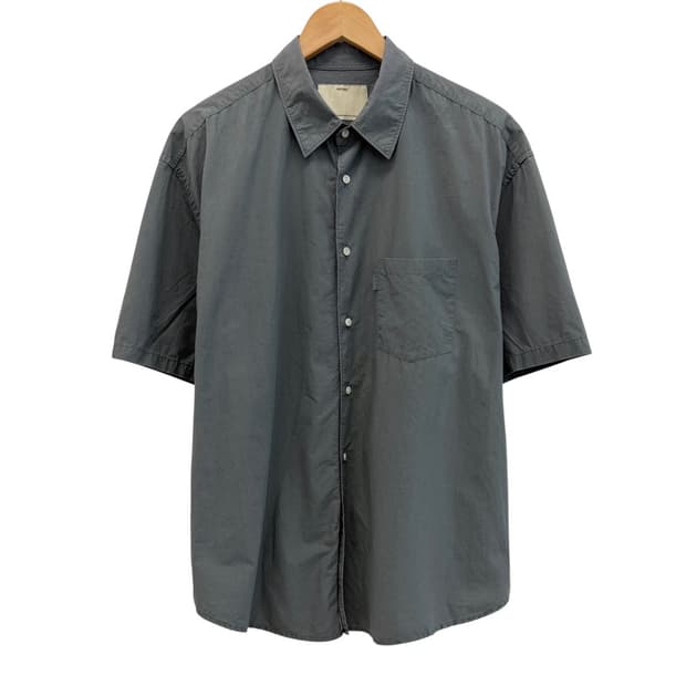포터리 린넨 반팔 셔츠 쿨 다크그레이 (3/110~115)