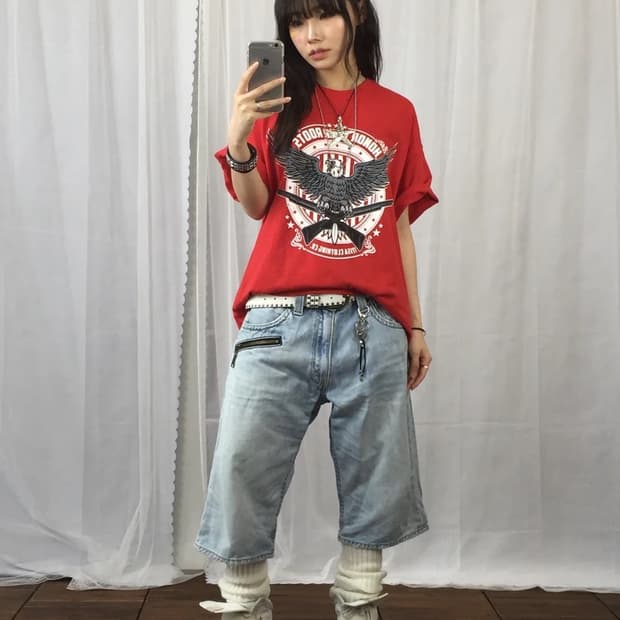 Gildan Honor Roots Eagle Tee Red
