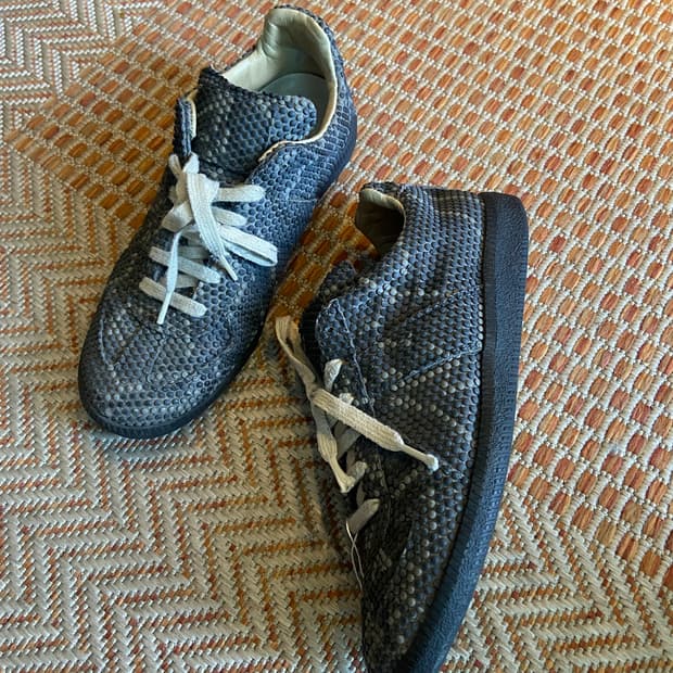 Maison Margiela 마르지엘라 독일군 텍스처 러버도트 스니커즈