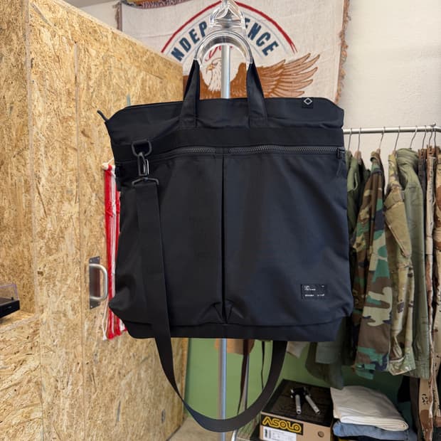 브라운 브레스 립스탑 헬맷백 세트