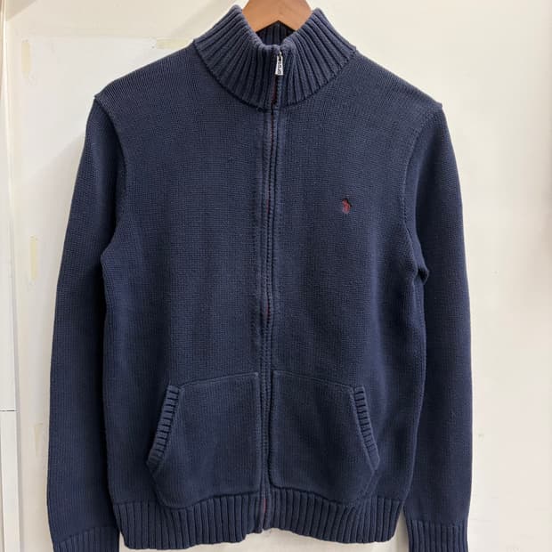 N120. 폴로 니트집업