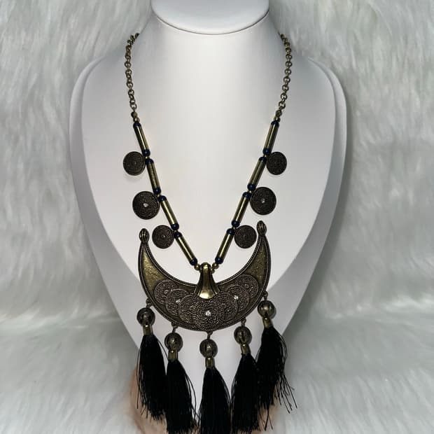 빈티지 오리엔탈 레이어드 목걸이