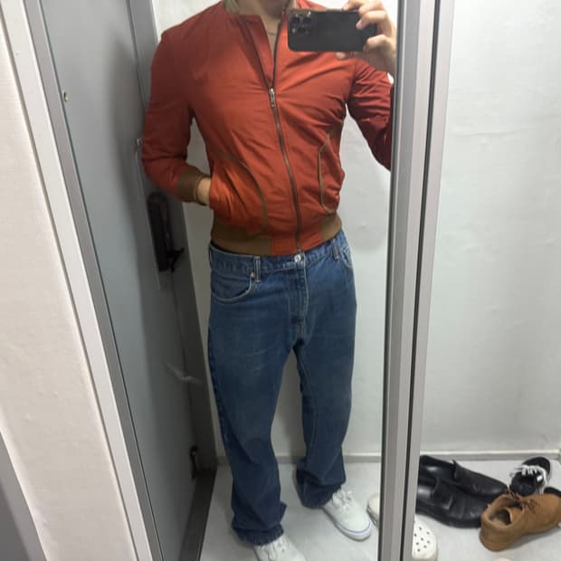 솔리드 옴므 우영미 블루종 자켓