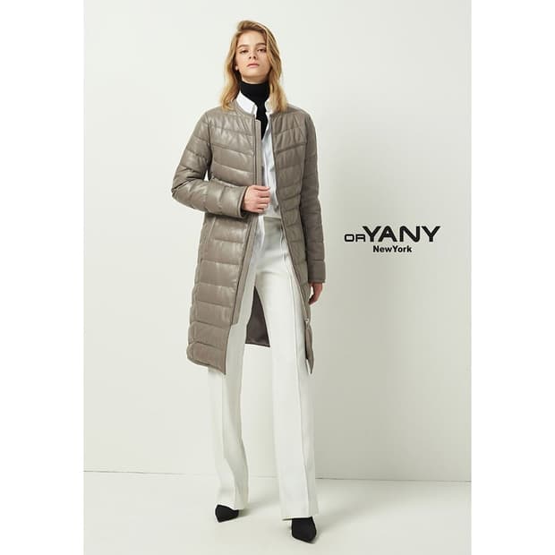 오야니 ORYANY 레더 구스 패딩