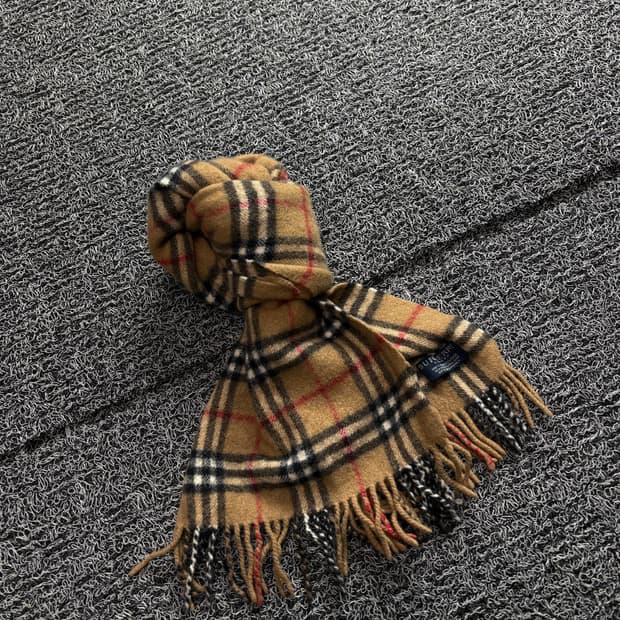 버버리 캐시미어 노바 체크 머플러 3073