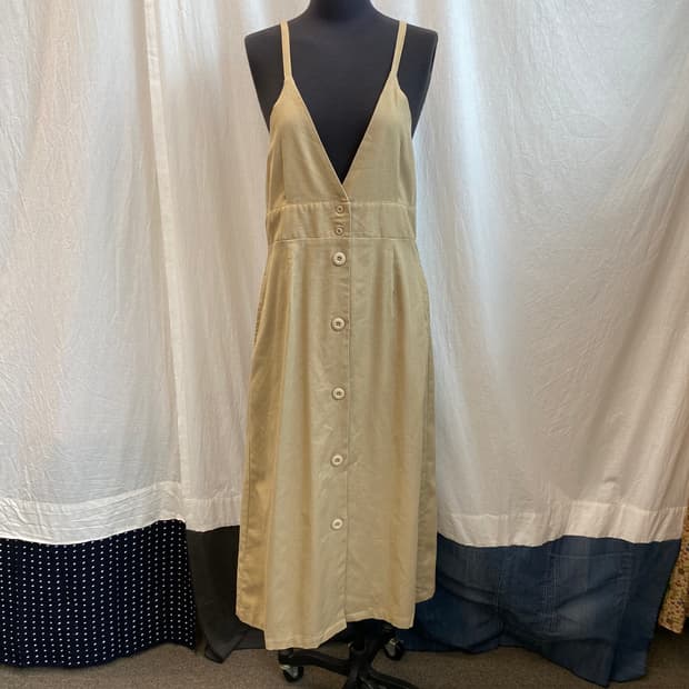 베이지 린넨혼방 원피스(M)