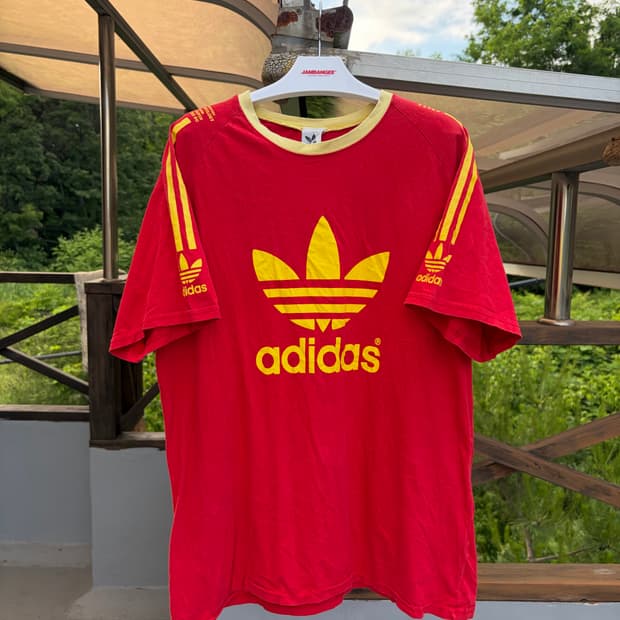 90s adidas 링거 티셔츠 
